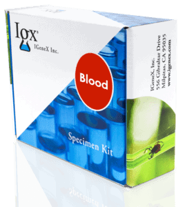 Blood Specimen Test Kit Box